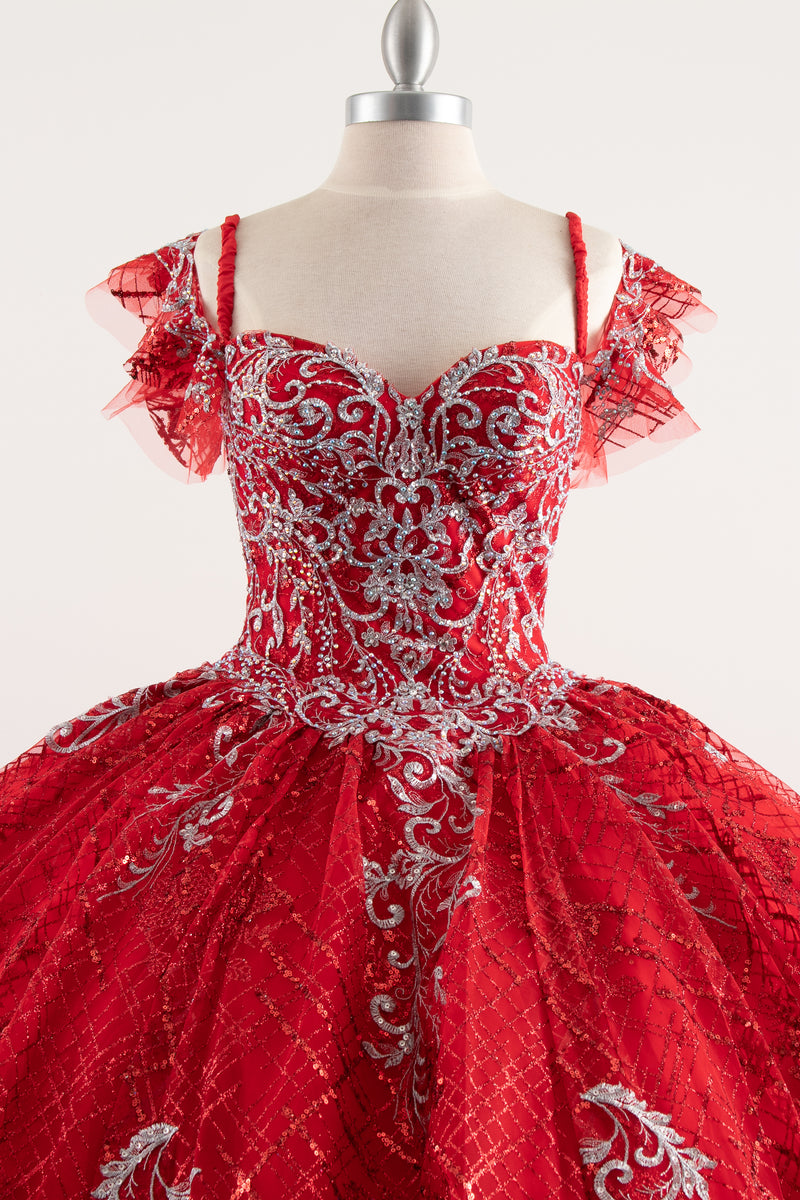 Red Quinceañera Dress 3XL