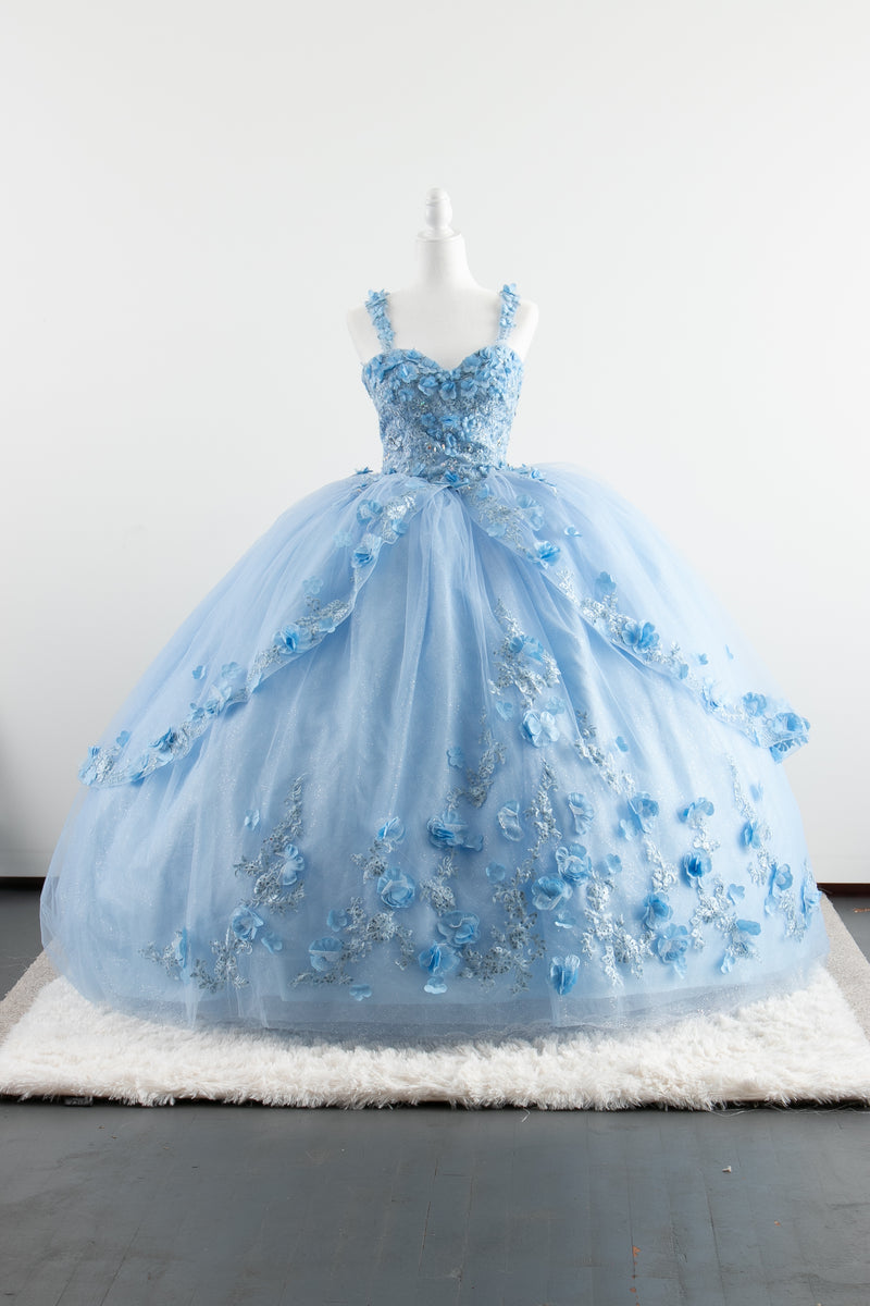 Quinceaera Dress Light Blue 4XL Quinceaera Dress Light Blue 4XL