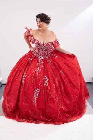 red quince dresses Red Quinceañera Dress – Party Dreams Boutique
