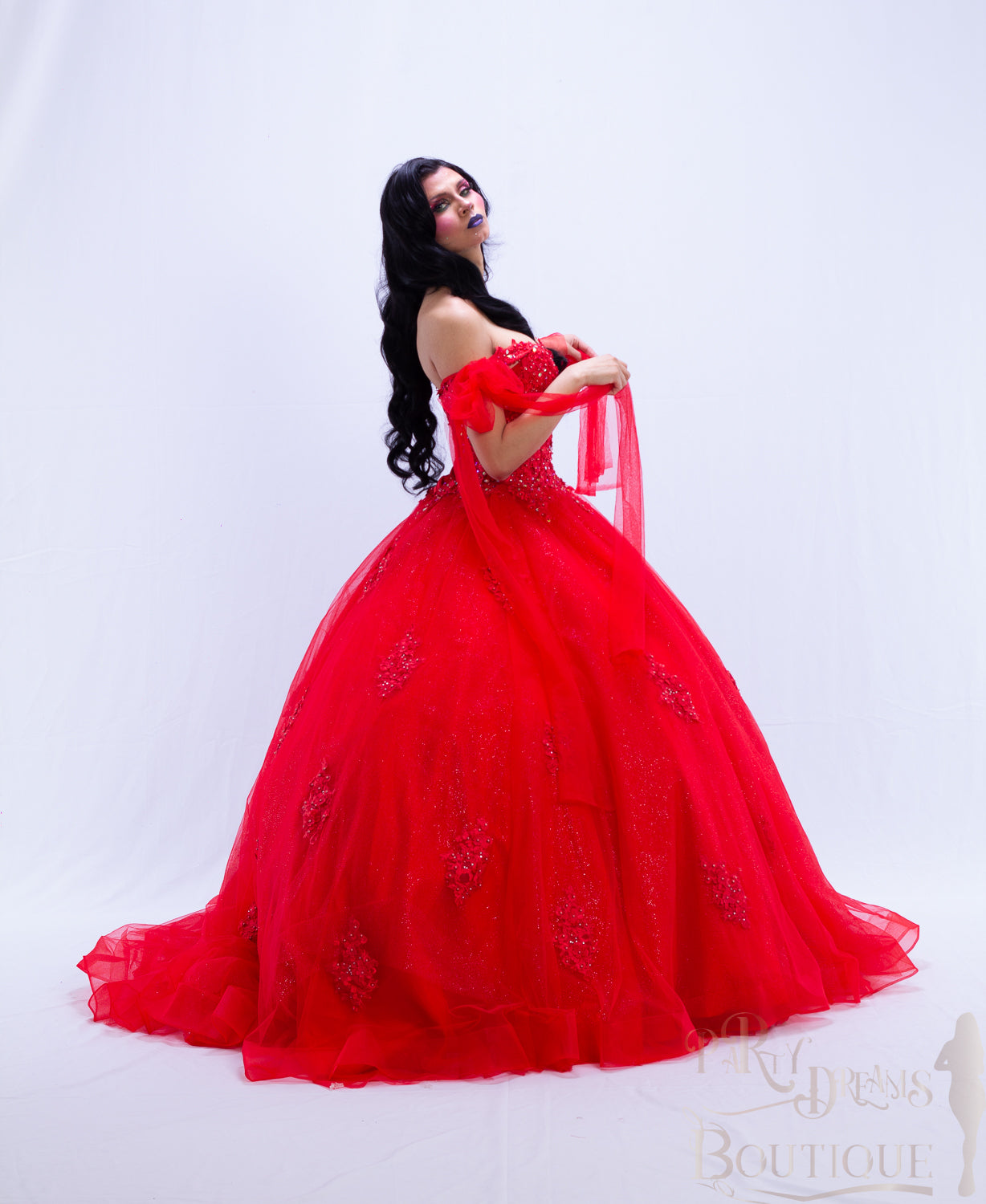 Red Barbieland Quinceañera Dress