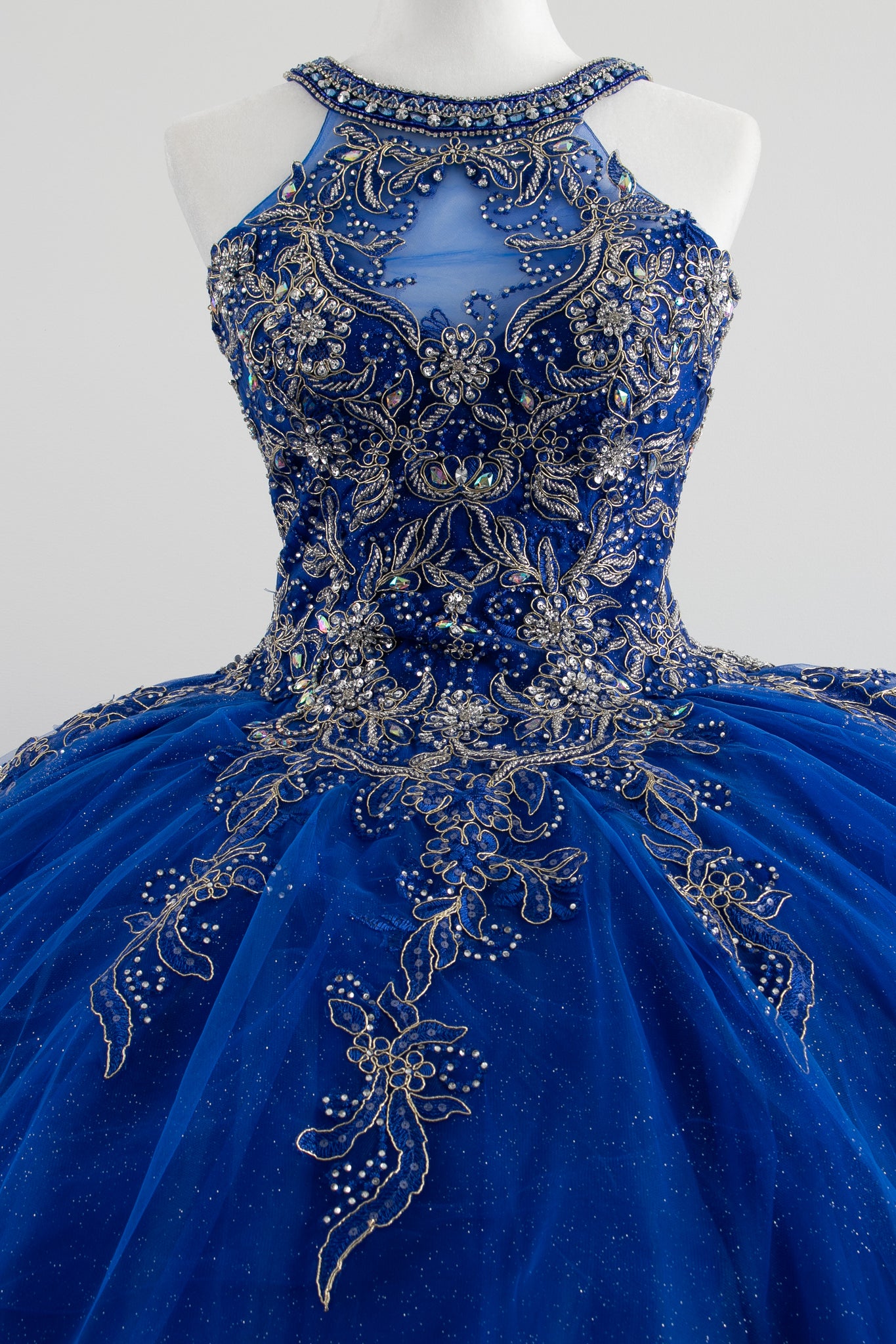 Sleeveless and strapless Royal Blue Quinceaera Dress Party Dreams Boutique Sleeveless and strapless Royal Blue Quinceaera Dress Party Dreams Boutique